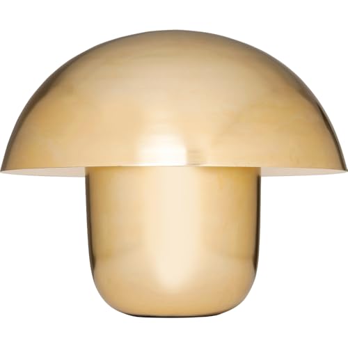 Kare Design Tischleuchte Mushroom, Gold, Tischleuchte, Tischlampe, Stahlgestell, 44x50x50 cm (H/B/T) von Kare