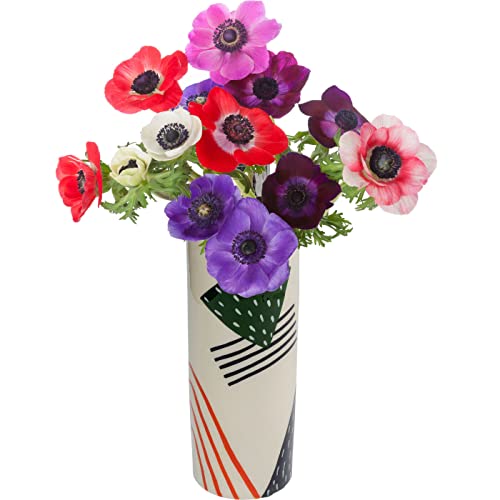 Kare Design Vase Abstract Counterpart, Blumenvase, Tischvase, bunt, Artikelhöhe 31cm von Kare