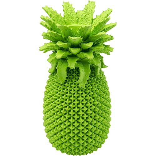 Kare Design Vase Ananas, Grün, handbemalt, Vase Groß, Dekorationsvase, Tischvase, Blumenvase fürs Wohnzimer, für Regale, Exotisch, Accessoire, 30x15x15 cm (H/B/T) von Kare