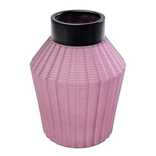 Kare Design Vase Barfly, Pink/Lila Matt, Blumenvase, Dekorationsvase, Gefäß für Blumen, Tischvase, 28cm von Kare