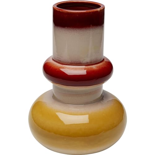 Kare Design Vase Lighthouse, Mehrfarbig, Deko Vase, Blumenvase, Keramik, handgearbeitet, Unikat, 33 cm (H) von Kare