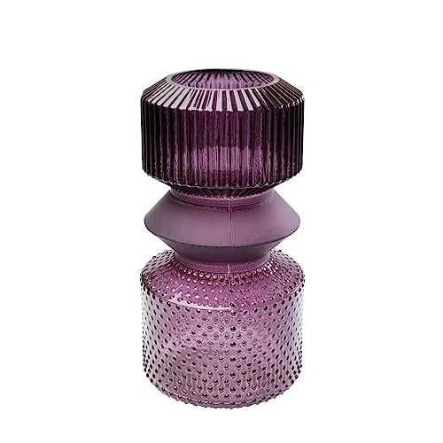 Kare Design Vase Marvelous Duo, Pink, Blumenvase, Deko Vase, Glas, handgearbeitet, Unikat, 36x18x18 cm (H/B/T) von Kare