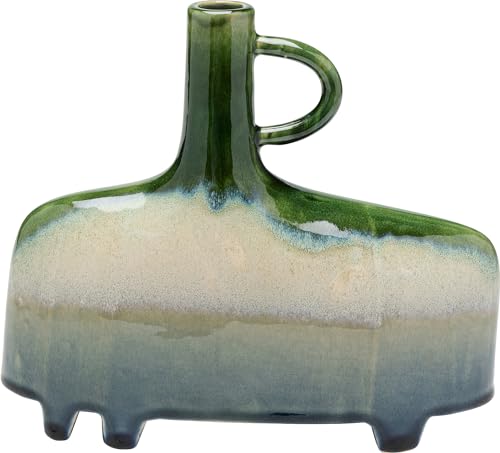 Kare Design Vase Whale, Mehrfarbig, Deko Vase, Blumenvase, Wal Motiv, Keramik, handgearbeitet, Unikat, 24 cm (H) von Kare