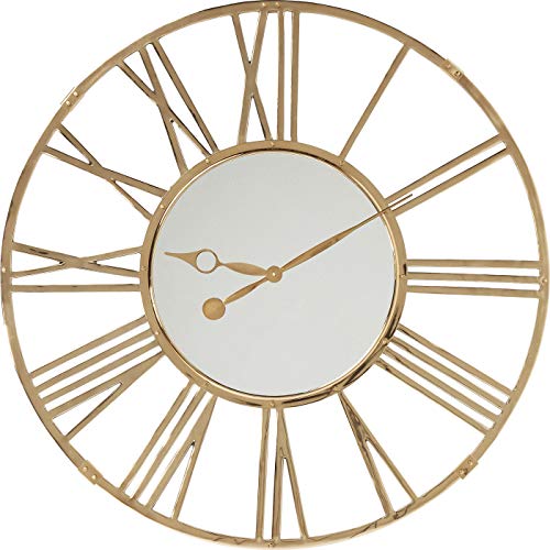 Kare Design Wanduhr Giant, Gold Ø120cm, 120x120x7cm von Kare