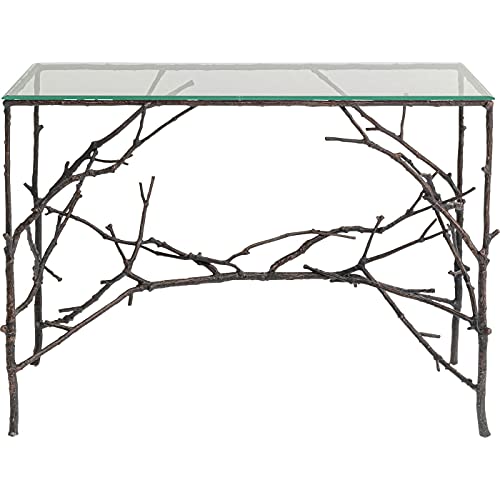 Kare Konsole Tree Branch 105x79cm Konsolentische, Glas, Beige, 79x105x49cm von Kare