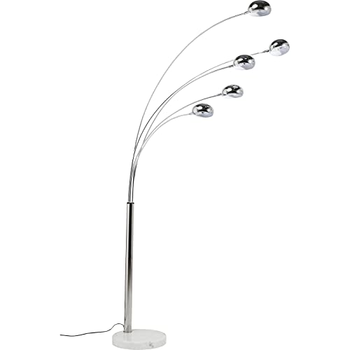 Kare Design Stehleuchte Five Fingers, schwenkbare Stehleuchte, Bogenlampe, Stehlampe Bogen, (H/B/T) 215x85x108cm von Kare