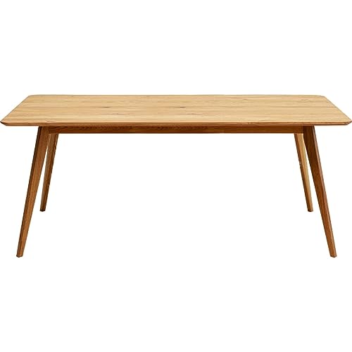 Kare Design Tisch Memo, Braun, Esstisch, Holztisch, Eichenholz, 6 Personen, 75x180x90 cm (H/B/T) von Kare
