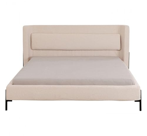 Kare Tivoli Ecru 180x200cm Bett, Beige, 105x190x215cm von Kare