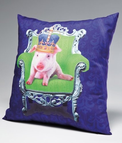 Schweine Kissen Royal Pig von Kare