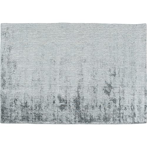 Kare Design Teppich Glimmer Blau, grau/blau, XL Web Teppich, handgearbeitet, gewebt, 170x240cm von Kare