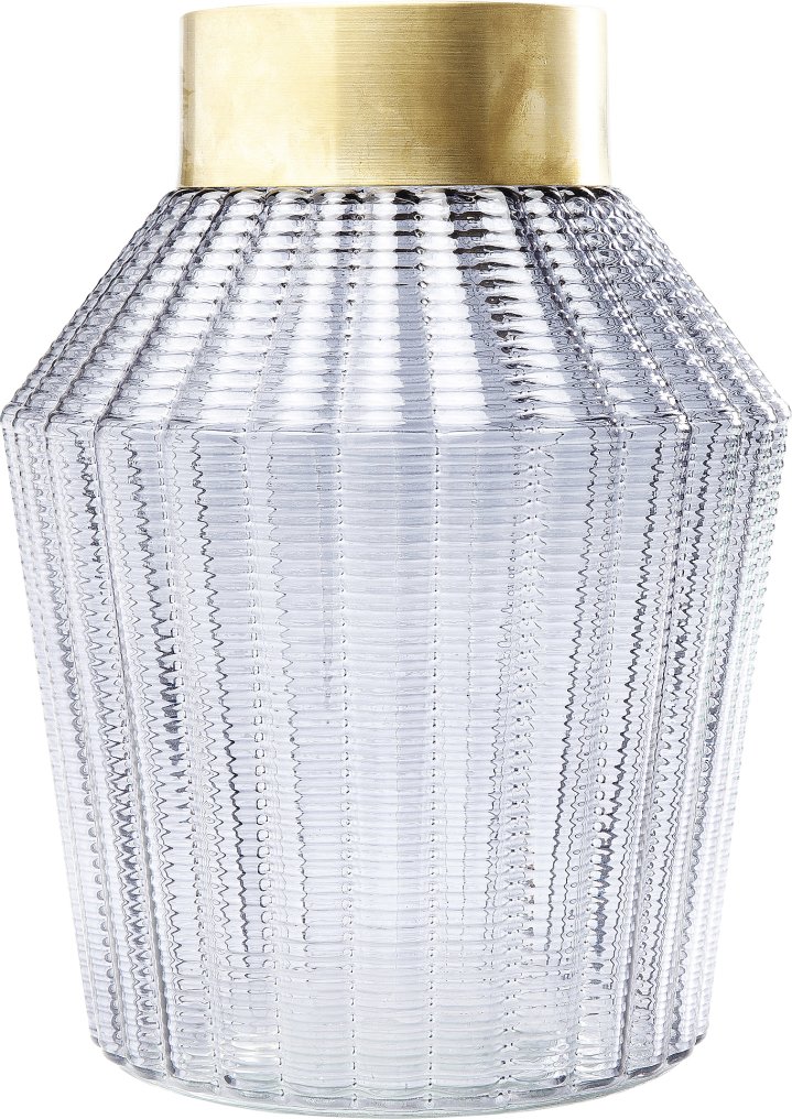 Vase Barfly ca. 30cm hoch in grau von Kare