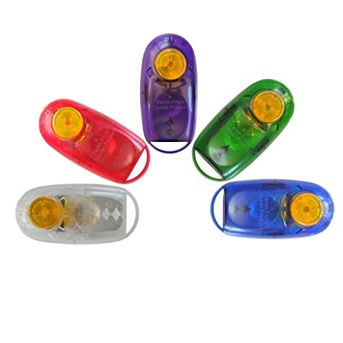 Karen Pryor KPCT Clickertraining i-Click Jewel Clicker in gemischten Farben 5er Pack von Karen Pryor Clicker Training