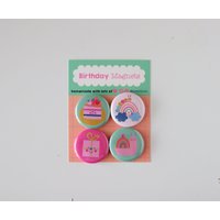 Geburtstagsmagnet Pack | Kühlschrankmagnet Süßes Geburtstagsgeschenk Geschenk Für Freunde Original von KarenThaco