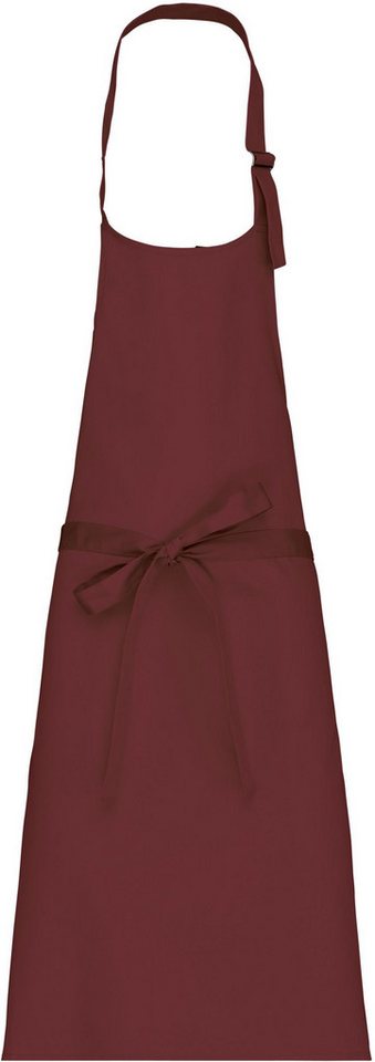 Kariban Kochschürze Baumwollschürze ohne Tasche von Kariban