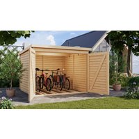 Fahrradgarage XXL Natur von Karibu