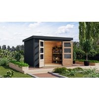 Gartenhaus Galatea 4C anthrazit von Karibu