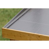 KARIBU Aluminiumfolie für Gartenhäuser, Aluminium - grau von Karibu