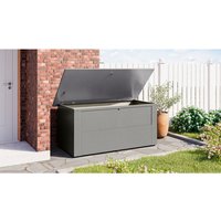 KARIBU Aufbewahrungsbox »Himalia 2«, BxHxT: 176 x 79 x 95 cm, Metall - grau von Karibu