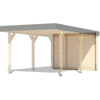 KARIBU Carport-Rückwand, BxH: 288 x 210 cm, braun, passend für: Einzelcarport KARIBU Carport-Rückwand, BxH: 288 x 210 cm, braun, passend für: Einzelcarport von Karibu