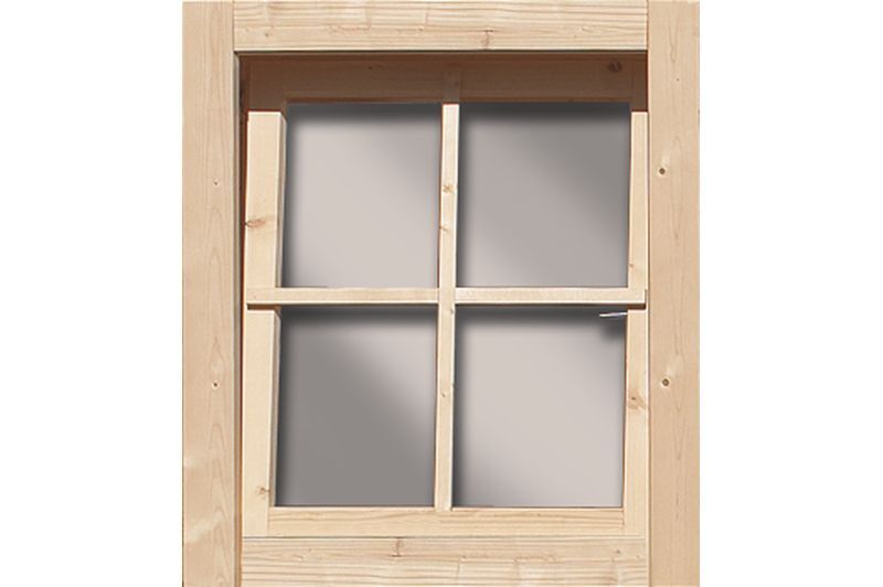 KARIBU Dreh-Kipp-Fenster, Holz 28 mm von Karibu