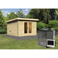 KARIBU Sauna »Kuusalu 2«, BxHxT:309 x 229 x 309 cm, 5 Personen - beige KARIBU Sauna »Kuusalu 2«, BxHxT:309 x 229 x 309 cm, 5 Personen - beige von Karibu