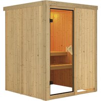 KARIBU Sauna »Tallinn«, für 3 Personen, ohne Ofen - beige von Karibu