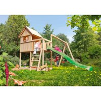 KARIBU Spielhaus »Frieda«, BxHxT: 137 x 291 x 119 cm, Holz, natur - beige KARIBU Spielhaus »Frieda«, BxHxT: 137 x 291 x 119 cm, Holz, natur - beige von Karibu