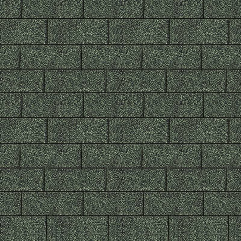 Karibu Bitumen-Dachschindeln dunkelgrün 34 x 100 cm von Karibu