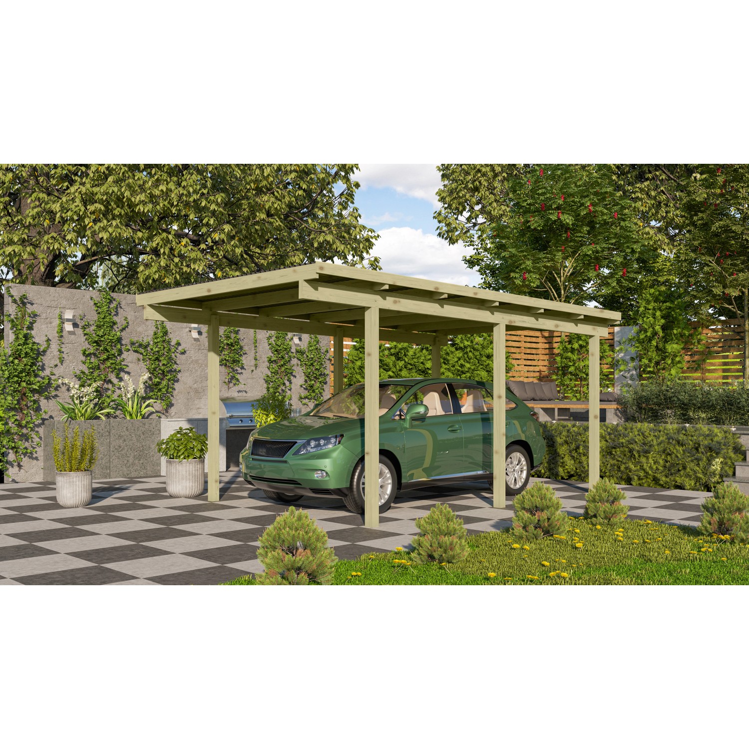 Karibu Einzelcarport Eco von Karibu