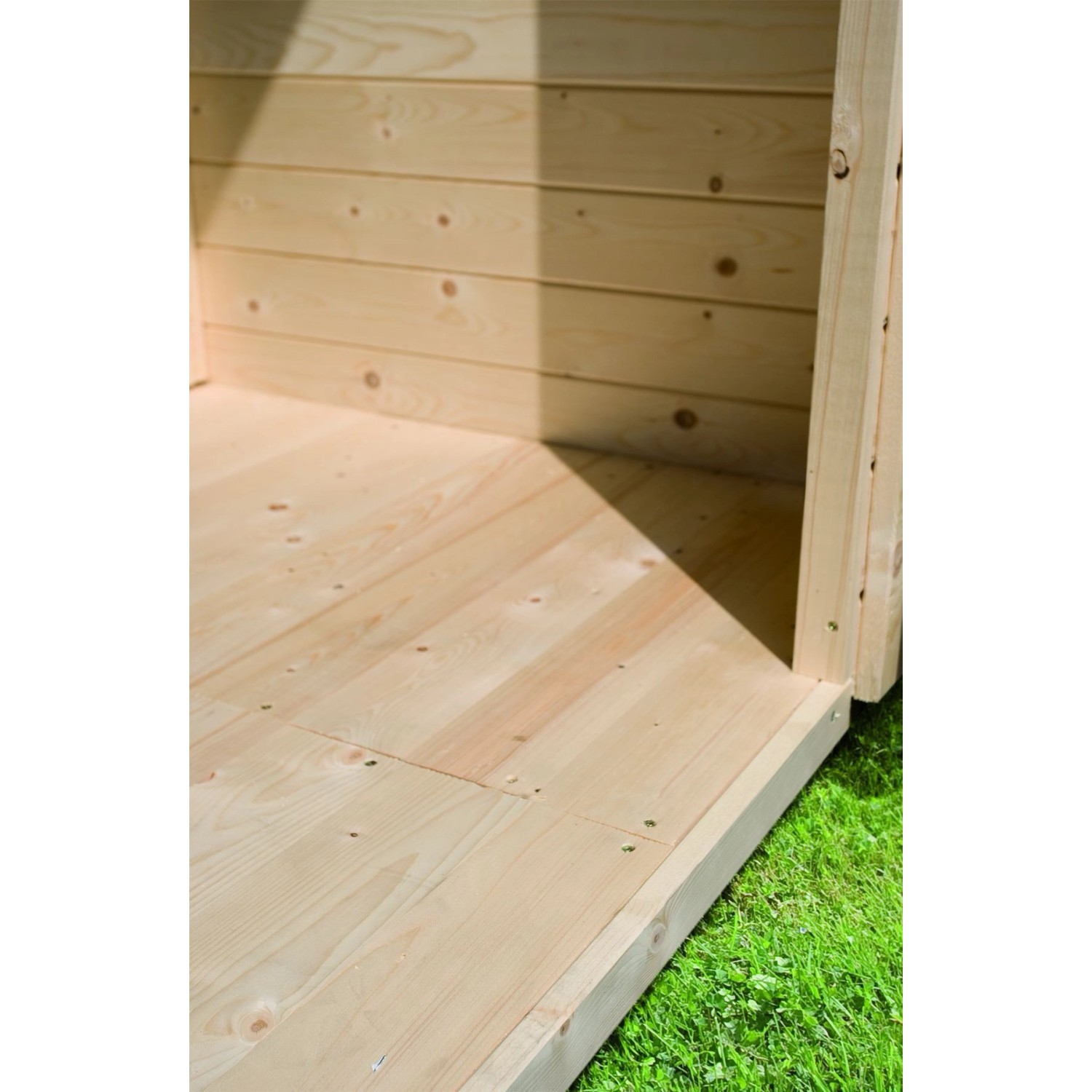 Karibu Fußboden 490 cm x 310 cm Natur für Holz-Gartenhaus Normes 2 von Karibu