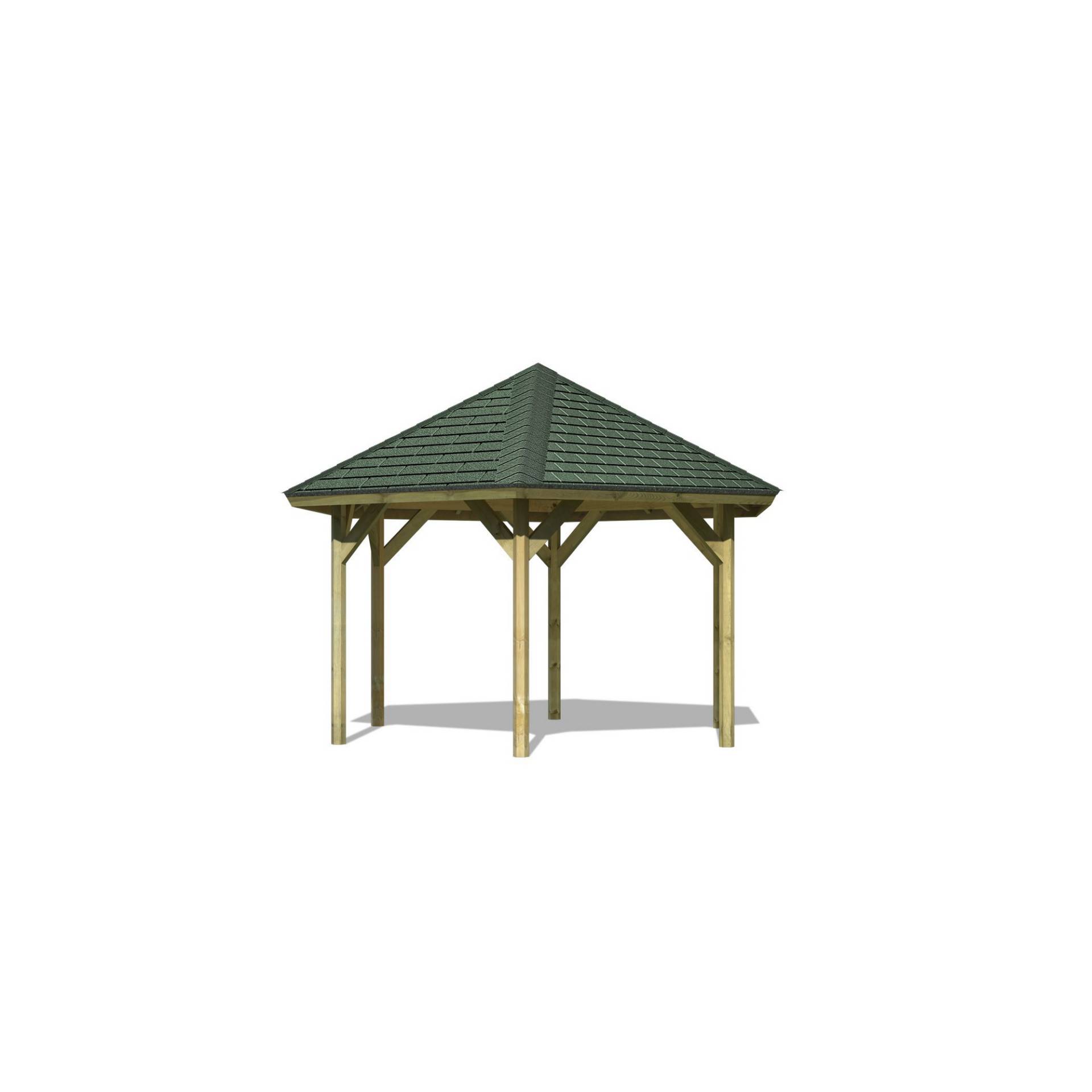 Karibu Pavillon 'Oslo 2' naturfarben 392 x 451 x 315 cm Karibu Pavillon 'Oslo 2' naturfarben 392 x 451 x 315 cm von Karibu