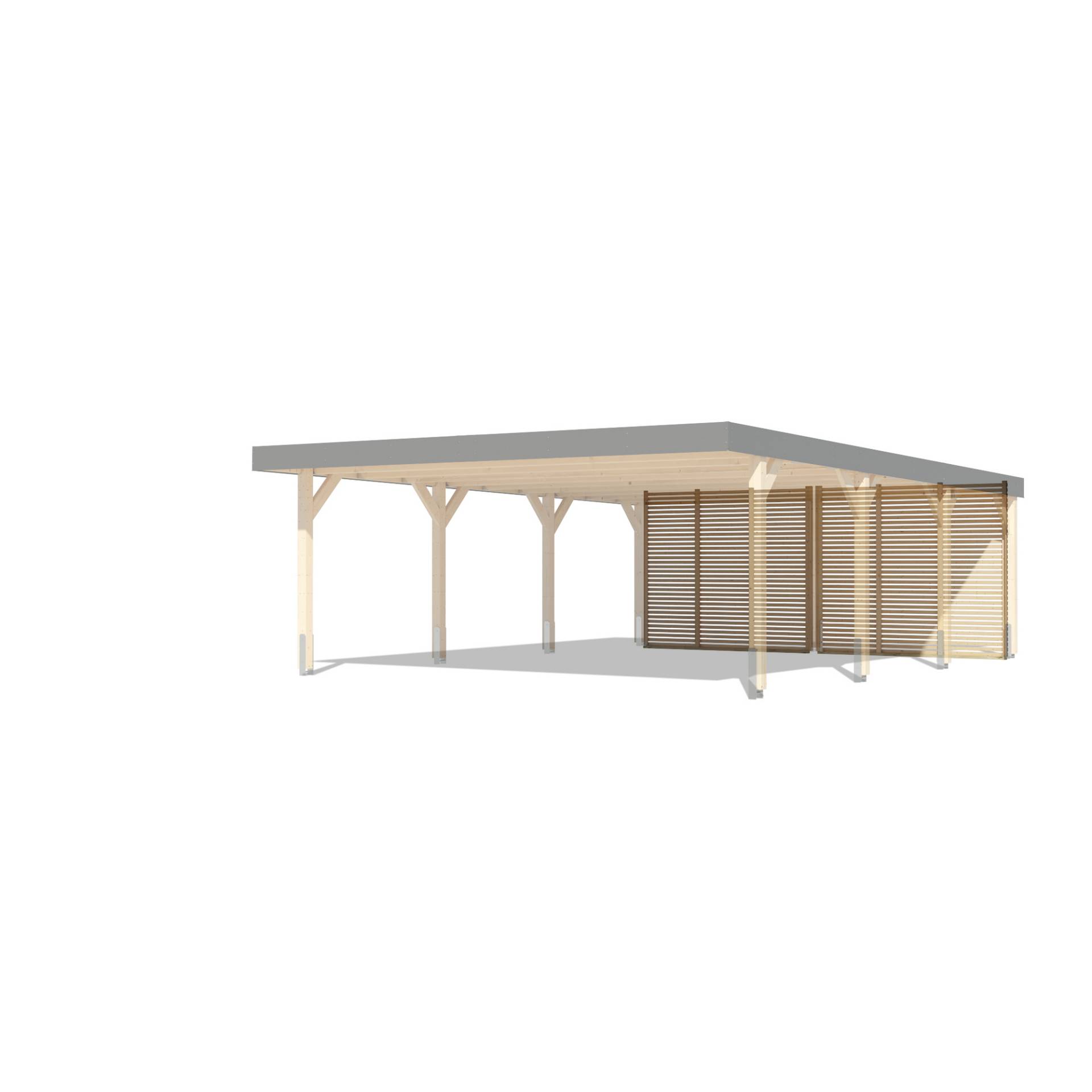 Karibu Rückwand für Doppelcarport 528 x 229 x 1,8 cm Karibu Rückwand für Doppelcarport 528 x 229 x 1,8 cm von Karibu