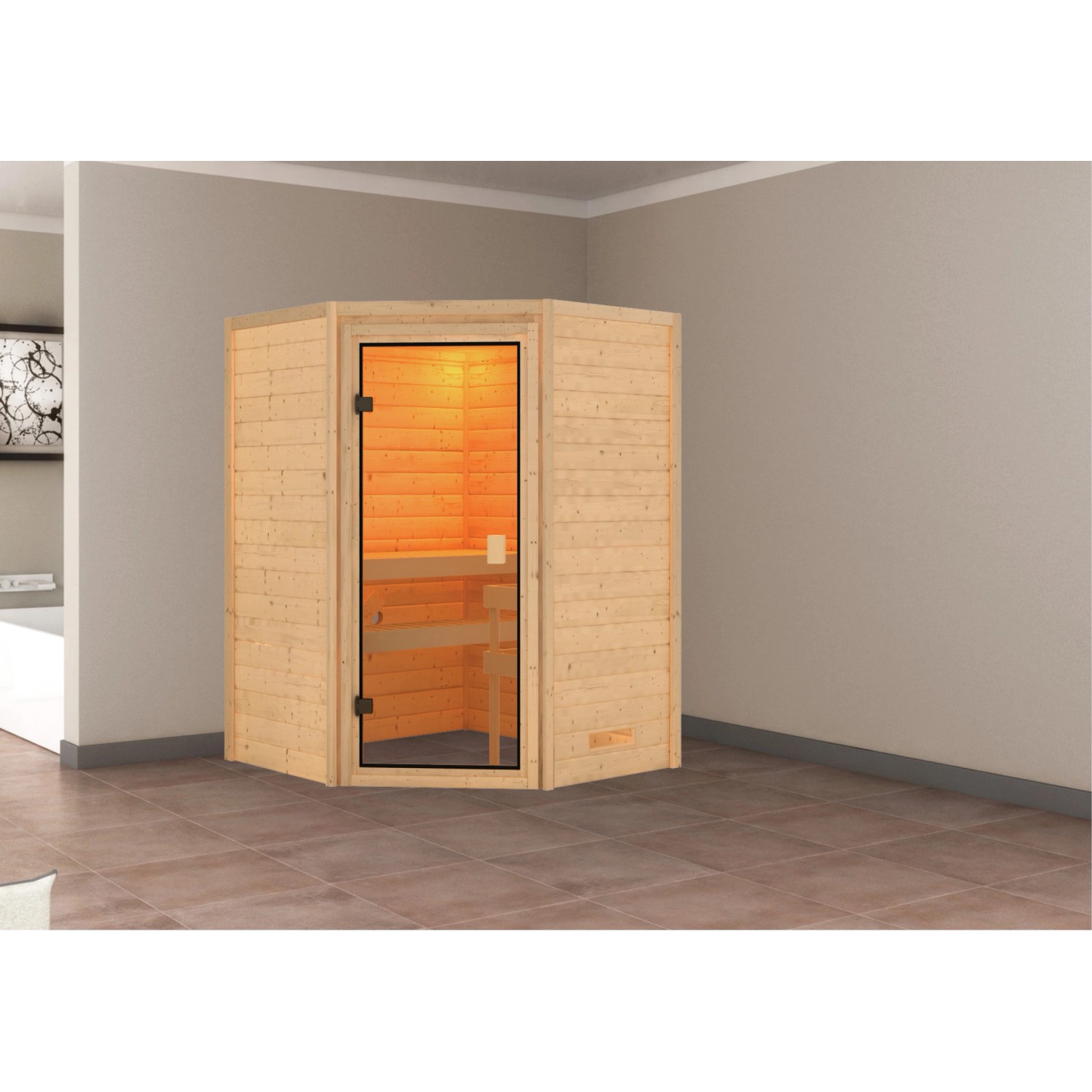 Karibu Sauna Antonia Natur Karibu Sauna Antonia Natur von Karibu