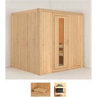 Karibu Sauna "Dima", (Set), ohne Ofen von Karibu