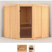 Karibu Sauna "Jarla", (Set), ohne Ofen von Karibu