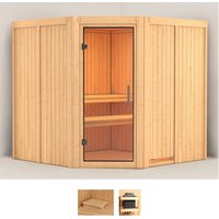 Karibu Sauna "Jarla", (Set), ohne Ofen von Karibu