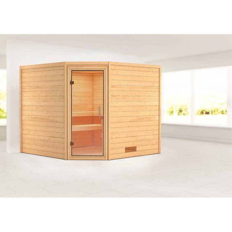 Karibu Sauna Leona Natur von Karibu