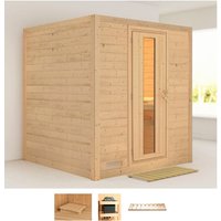 Karibu Sauna "Menja", (Set), ohne Ofen von Karibu