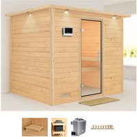 Karibu Sauna "Soraja", (Set) von Karibu