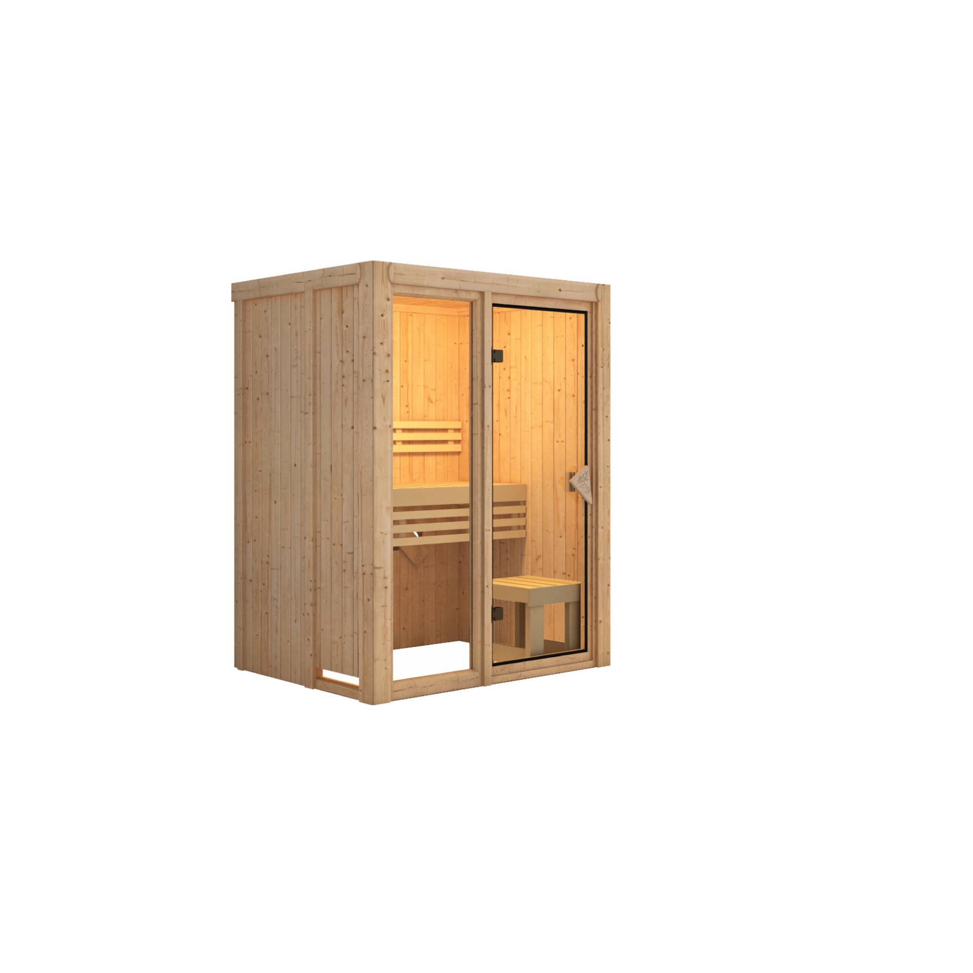 Karibu Systemsauna 'Solara 1' naturbelassen 155 x 122 x 198 cm Karibu Systemsauna 'Solara 1' naturbelassen 155 x 122 x 198 cm von Karibu