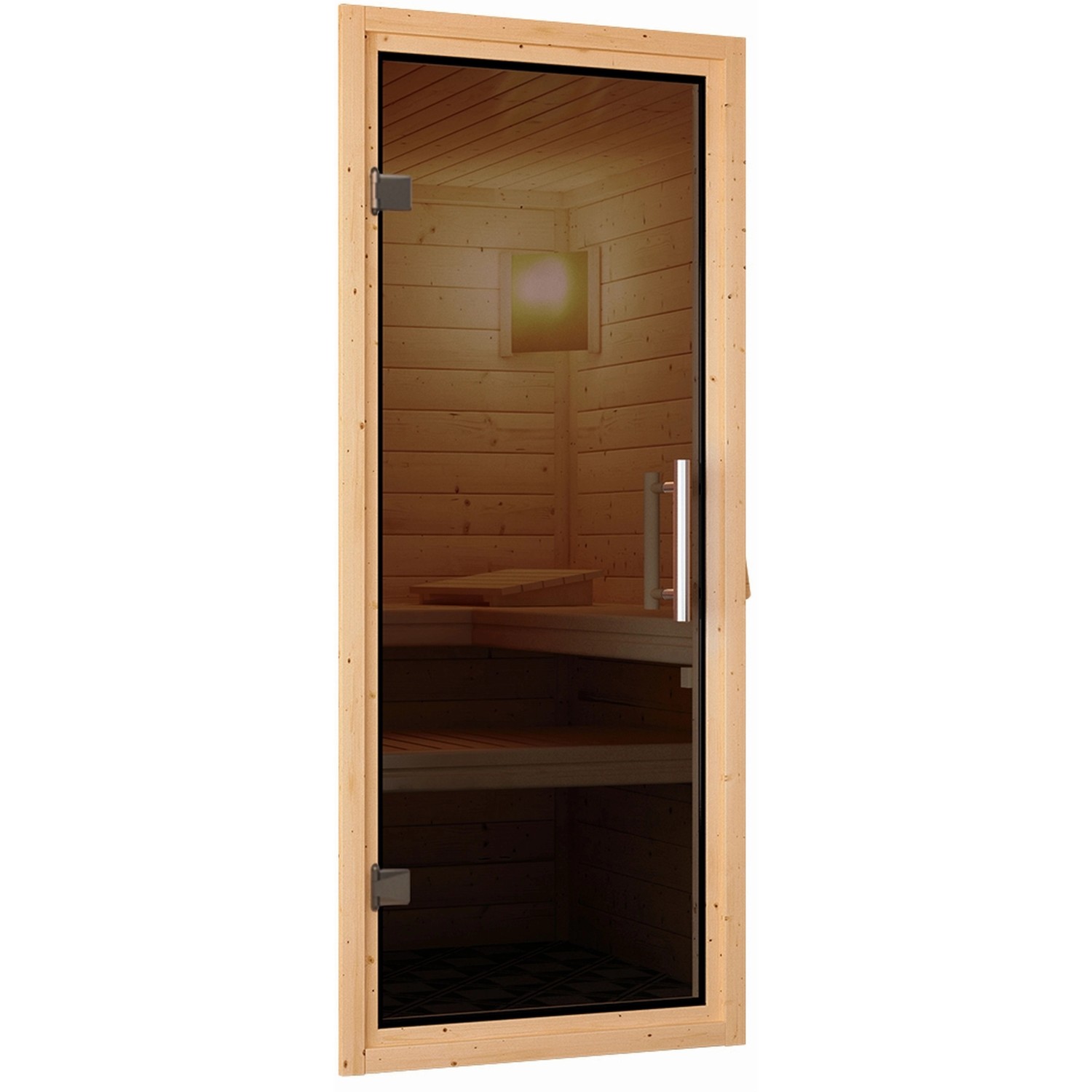 Karibu Türpaket Sauna Modern Anthrazit - Graphit 38 + 40 mm von Karibu