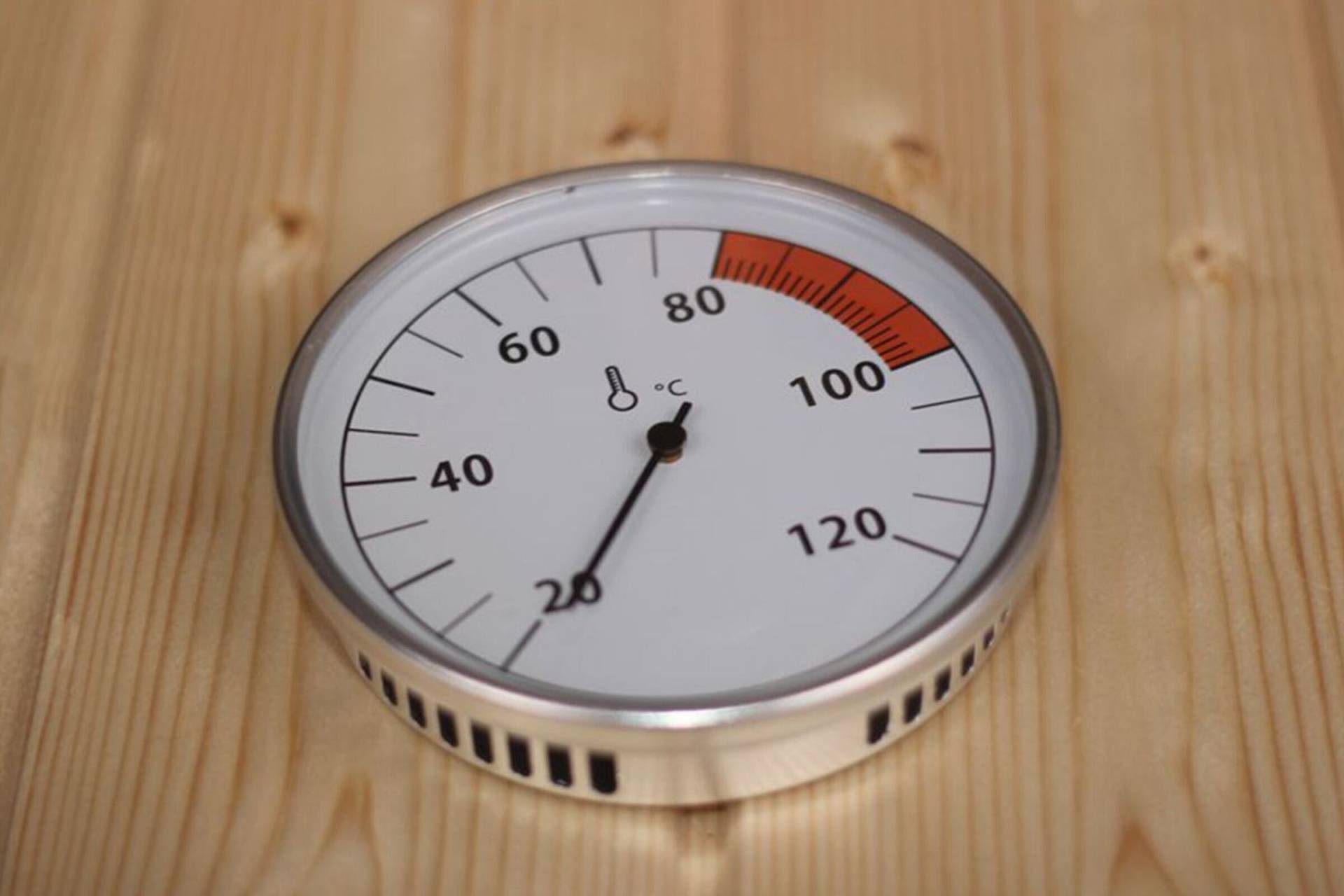 Thermometer mit Metallgehäuse von Karibu von Karibu