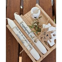 Abschied Geschenk Erzieherin, Geschenkset Stabkerze, Dankeschön Kita Kindergarten, Personalisiert von KarinsKreativKosmos