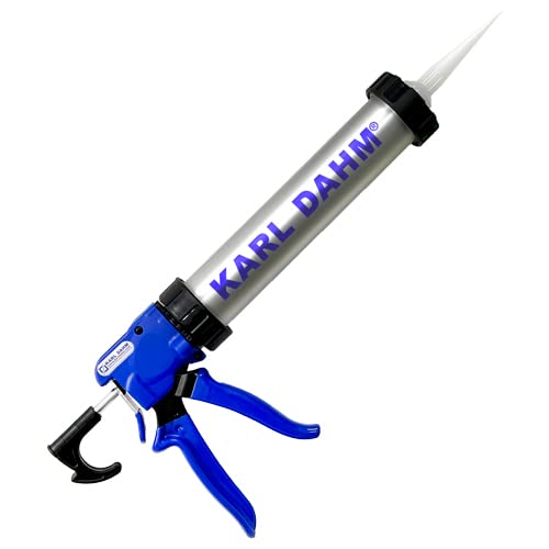 Die KARL DAHM Fugenpresspistole 400 ml hochwertige Kartuschenpresse aus Metall - für alle gängigen Kleb- und Dichtstoffkartuschen von Karl Dahm