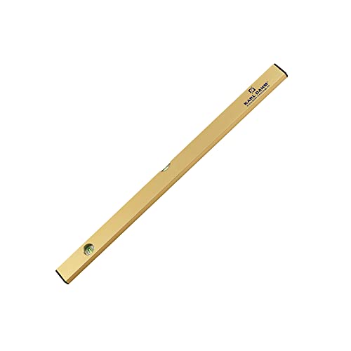 Karl Dahm Goldpunkt Wasserwaage 80 cm l Präzise Wasserwaage aus robustem Aluminium l Professionelles Messwerkzeug mit austauschbarer Libelle – 10257 von Karl Dahm