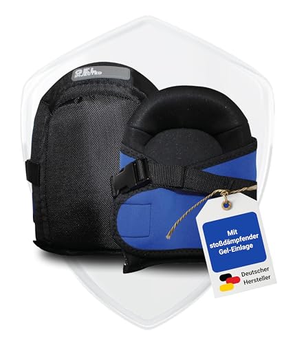 Karl Dahm Knieschoner Standard mit Gel-Einlage, 1 Paar I Bequeme Knieschützer zur Entlastung der Knie I Rutschfest, flexibel und abwaschbar I Ideal für Fliesenleger – 10187 von Karl Dahm