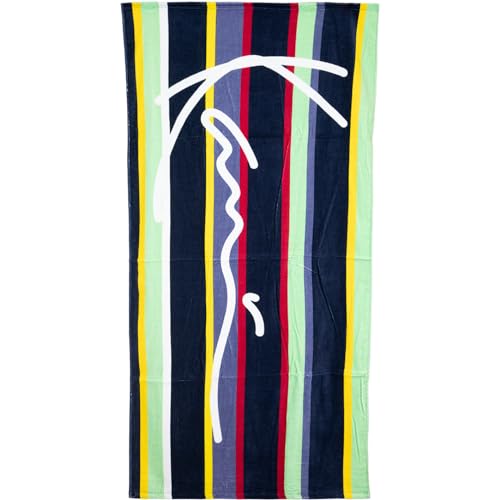 Karl Kani Signature Towel Handtuch Duschtuch (Navy/Mint, one Size) von Karl Kani