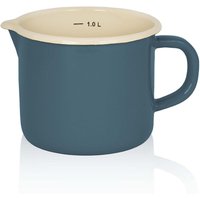 Emaillierter Milchtopf Petrol, 12 cm von Karl Krüger
