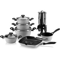 Aluguss Set 17 tlg., grau von Karl Krüger