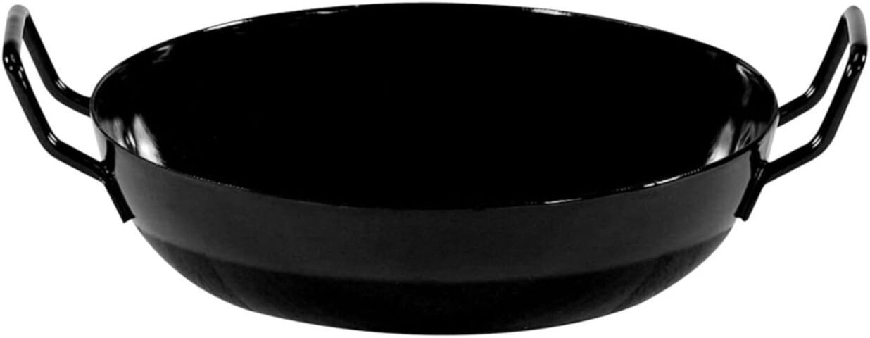 Karl Krüger Servierpfanne Servierpf./Schlemmerpf. 20 cm, Emaille, Schwarz, 20 x 20 x 5 cm, (1-tlg) von Karl Krüger